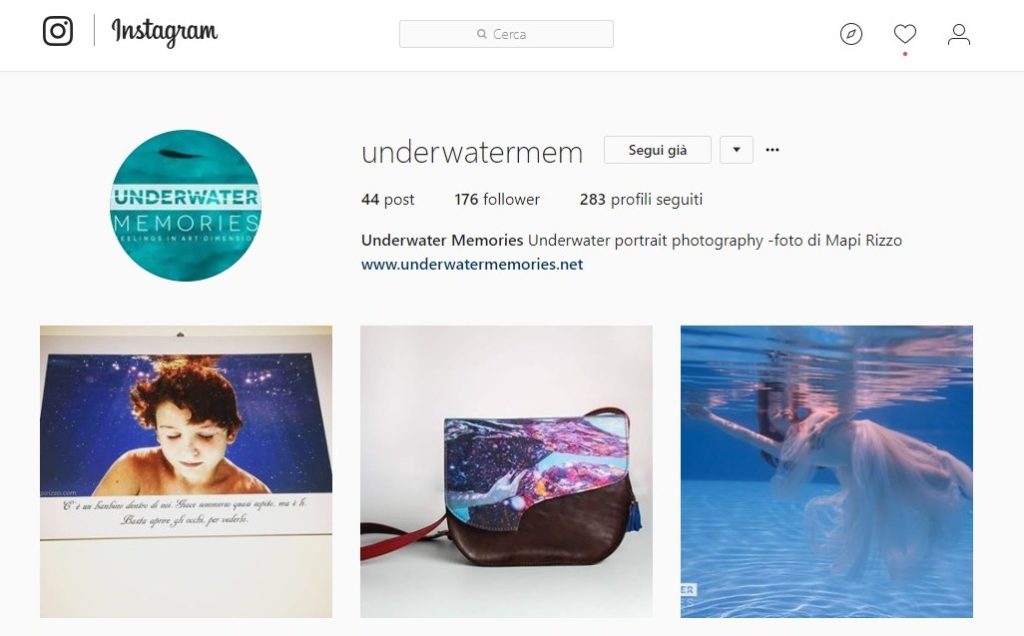 underwater instagram